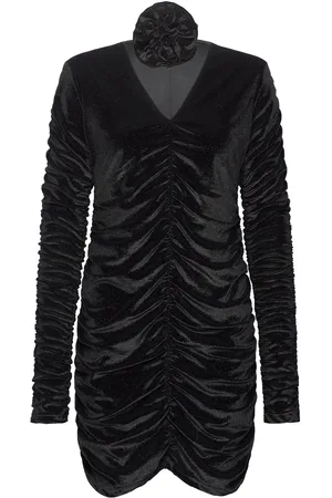 Norr Ibiza Rose Dress Black