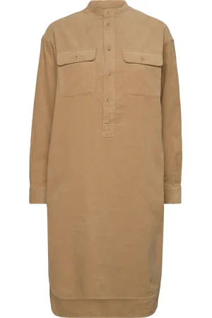 Ralph Lauren Corduroy Shirtdress Beige