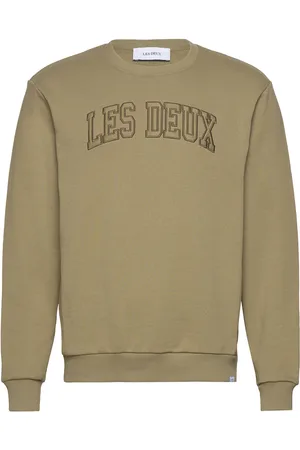 Les Deux Script Sweatshirt Khaki
