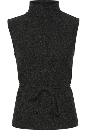 My Essential Wardrobe Sinemw Rollneck Top Black