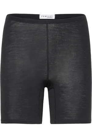 Femilet Juliana Mid Thigh Short Wool Black