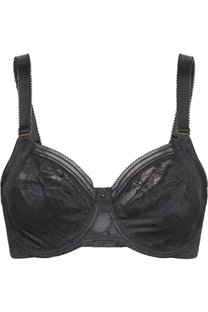 Fantasie Fusion Lace Uw Side Support Bra 40 Dd Black
