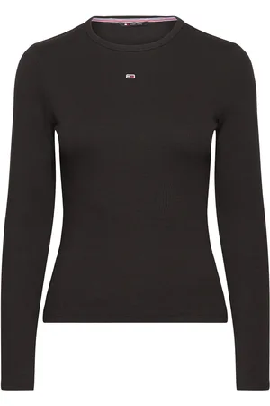 Tommy Hilfiger Tjw Slim Essential Rib Ls Black