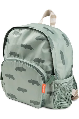 Done by Deer Kids Backpack Croco Green 5 L D By Deer Green