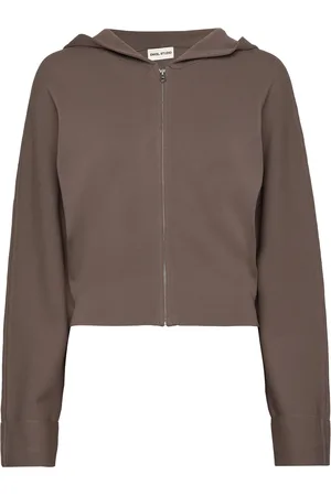 Enkel Studio Esgran Ls Hoodie Knit F Brown