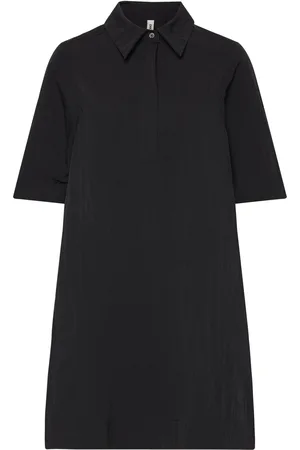 Enkel Studio Esgrass Ss Dress Short F Black