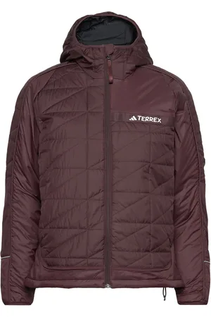 adidas Terrex Multi Insulated Hooded Jacket Burgundy