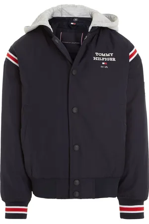 Tommy Hilfiger Th Logo Bomber Jacket Patterned