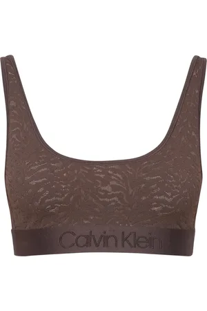 Calvin Klein Unlined Bralette Brown