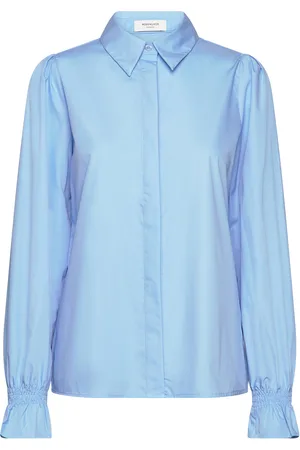 Rosemunde Shirt W/ Smock Detail Blue