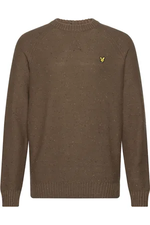 Lyle & Scott Raglan D Gal Crew Neck Khaki