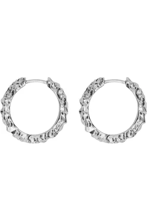 IX Studios Ix Crunchy Edge Earrings Silver Silver