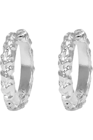 IX Studios Ix Mini Crunchy Edge Earring Silver Silver