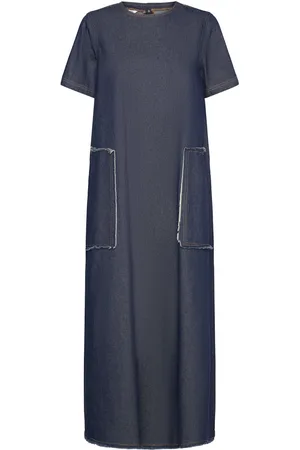 Object Objharlow S/S Long Dress E Div Blue