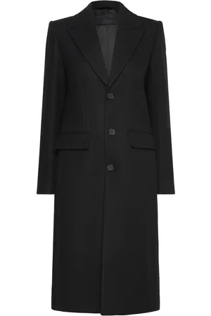 Filippa K 93 Slim Wool Coat Black