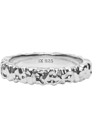IX Studios Ix Crunchy Class Ring Silver Silver