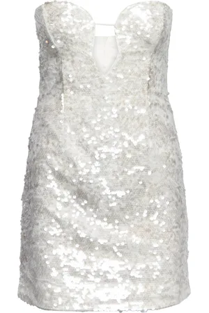Bardot Jinxa Sequin Mini Dress White