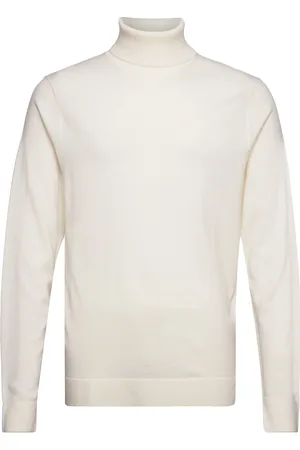 Calvin Klein Merino Turtle Neck Cream