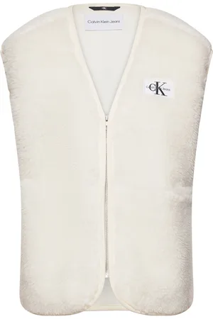 Calvin Klein Sherpa Vest Cream