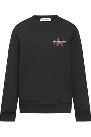 Calvin Klein Monogram Cn Sweatshirt Black