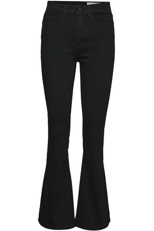 Noisy May Nmsallie Hw Flare Jean Vi023Bl Fwd Noos Black