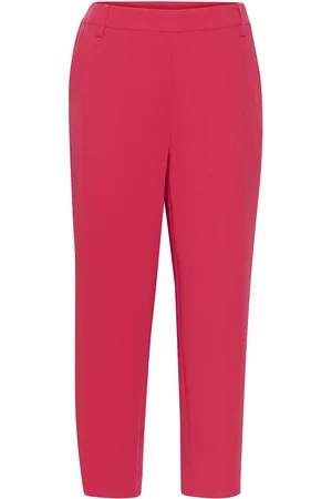 Kaffe Kasakura Hw Cropped Pants Pink