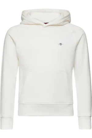 GANT Shield Hoodie White