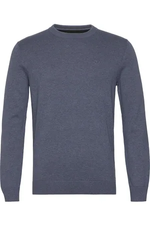 TOM TAILOR Basic Crewneck Knit Navy