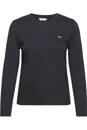 GANT Reg Shield Ls T-Shirt Black