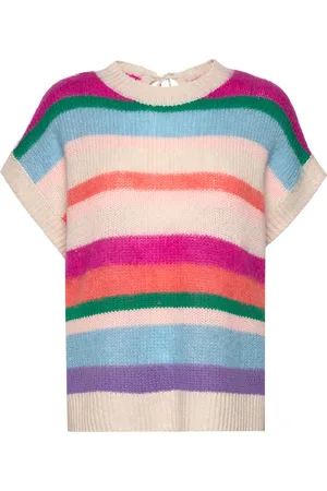 Stella Nova Knitted Striped Vest Patterned