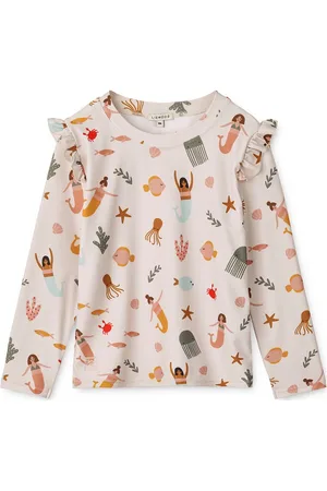 Liewood Tenley Printed Swim Tee Cream
