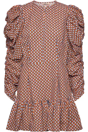 Stella Nova All Over Printed Mini Dress Red