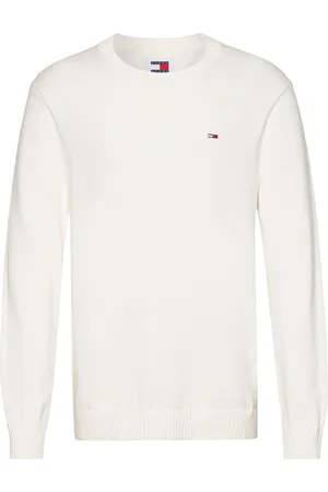 Tommy Hilfiger Tjm Slim Essntls C-Neck Sweater White