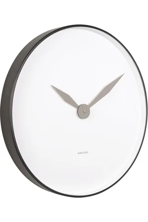 Karlsson Wall Clock Albatross Iron Black Black