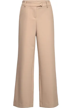 LMTD Nlfhegina Lw Wide Pant Beige