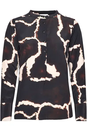 Coster Copenhagen Shirt In Night Clouds Print Black
