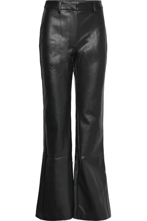 Bardot Halifax Pu Flare Pant Black
