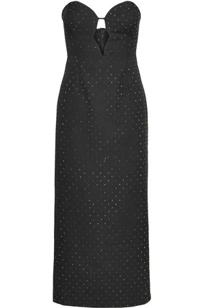 Bardot Eleni Stud Midi Dress Black