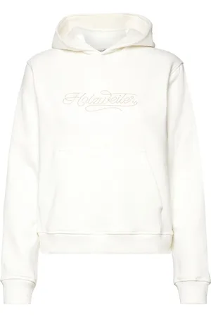 Holzweiler Zoe Embroidery Hoodie White