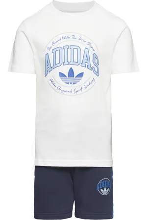 adidas Short Tee Set Blue
