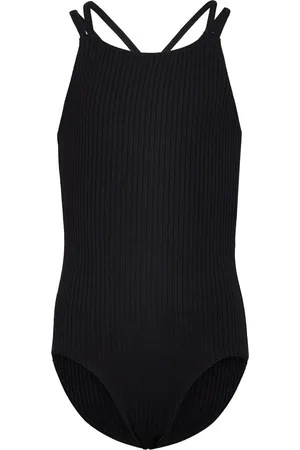 Lindex Swimsuit Bg Rib Black