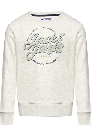 JACK & JONES Jjminds Sweat Crew Neck Jnr Jack & J S Grey