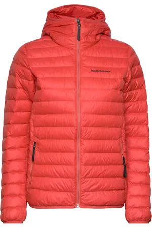 Peak Performance W Down Liner Hood Jacket Red