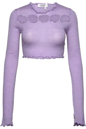 Cannari Concept Cropped T-Shirt Purple