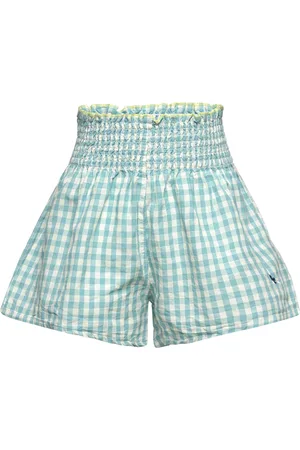 Bobo Choses Vichy Woven Shorts Blue