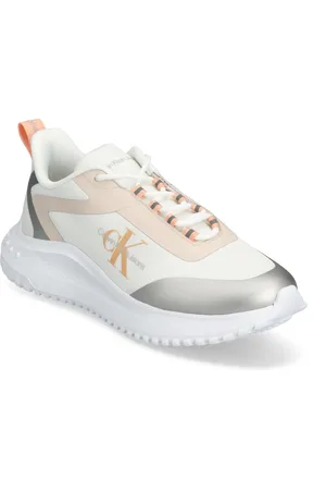 Calvin Klein Eva Runner Low Lace Mix Ml Wn White