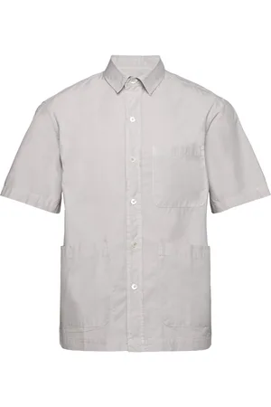 GARMENT PROJECT Short Sleeved Shirt - B White Grey