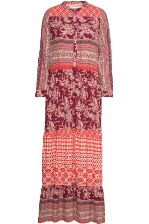 Lollys Laundry Neell Maxi Dress Ls Red