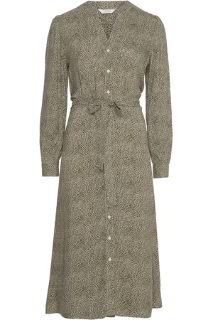 B YOUNG Byjosa Long Shirt Dress 2 - Green