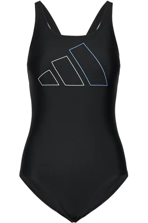 adidas Big Bars X Back Swimsuit Black